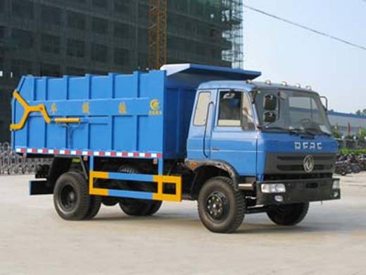 東風(fēng)145對(duì)接式<a href=http://m.honits.com/ljc target=_blank class=infotextkey>垃圾車(chē)</a>出廠圖片